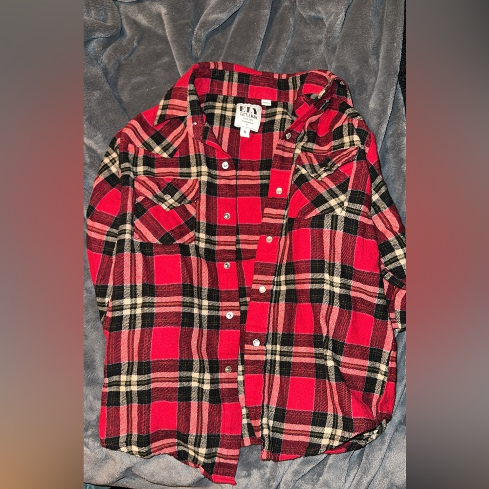 Kids long sleeve cowboy button up